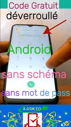 CODE SECRETS pour déveroullé n'importe qu'elle télephone