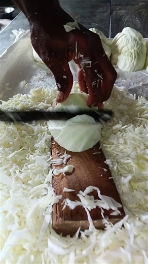 cabbage cutting 🥬 క్యాబేజ్ కటింగ్ 😋😍