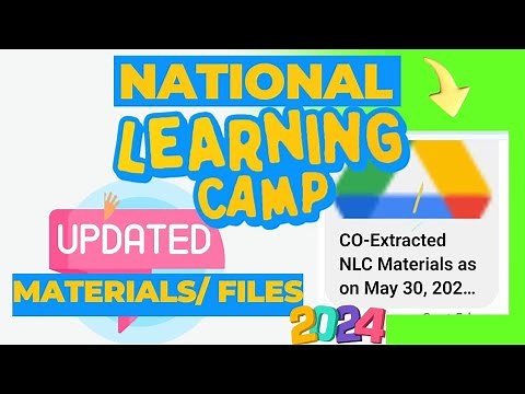Updated NLC Learning Resources 2024 | Modules, Lesson Plans | National Learning Camp | Intervention