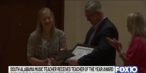 USA teacher named ‘the Alabama Music Teacher of the Year’
