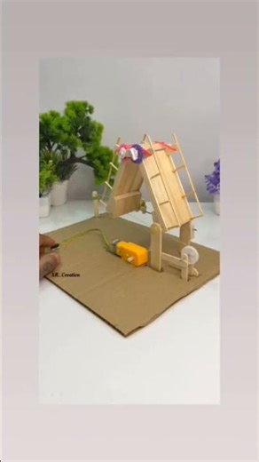 science project automatic bridge close and open#viral #science video #science project #experiment ♥️