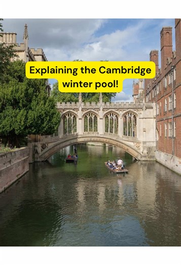 Cambridge Winter Pool Explained in 75 Seconds