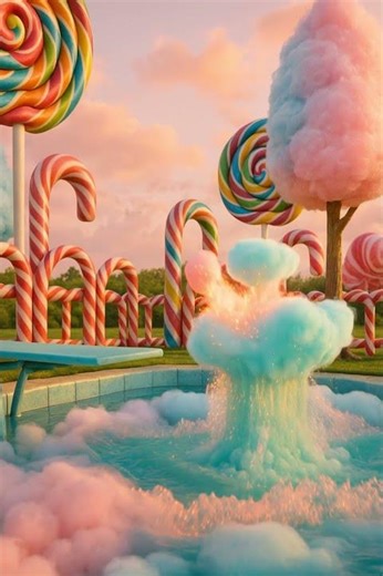 Beautiful Girl Jumps into the Pool 💦✨#asmr #beautifulgirl