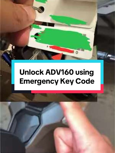 Start Adv 160 Without a Key Using Smart Key Code