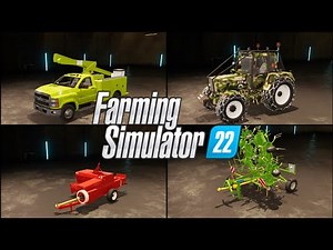 FS22 NEW MODS: KRONE, CHEVY TRUCK, URSUS & MORE (12 MODS) - FARMING SIMULATOR 22