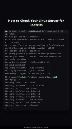 Checking Your Linux Server for Rootkits | Educational