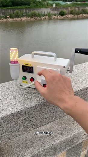 🔥 Unlimited Backup Power? Check This Out! #NanoTechByte #HandCrankGenerator