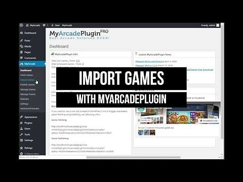 Import IBPArcade Game with MyArcadePlugin - WordPress Arcade