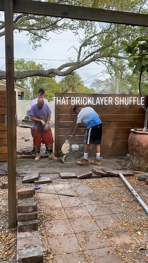DIY Pathway Construction Using Bricklayer Shuffle