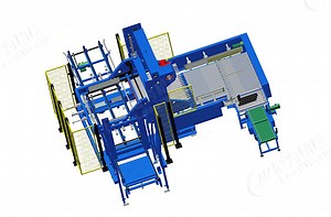 [Hot Item] Automatic Industrial Bag Palletizer Robotic Arm Packer Machine