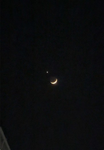 Konjungsi Bulan dan Venus: bulan dan Venus malam ini