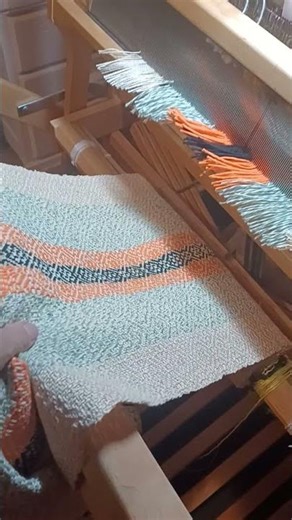 finished table runner & 2 placemats #weaving #loom