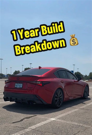 1 year into the build 🤙 Is it worth the investment? #lexus #is350 #carsoftiktok #car #cartok