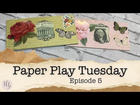 Money Holder DIY - Paper Play Tuesday is Today!