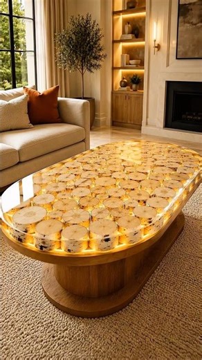 The Most Satisfying Epoxy Wood Table Build Ever 🔥 #epoxyresin#woodworking#resintable#shorts