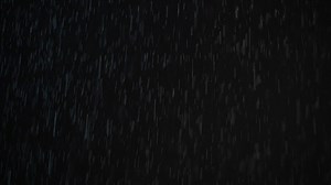 Real rain and snow at night