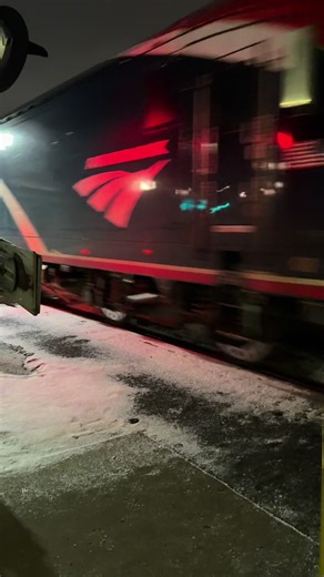 Amtrak Train Journey Through Tosa: A Scenic View