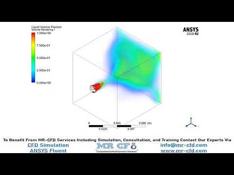 ANSYS FLUENT Training: Fuel Injector CFD Simulation, Three-Phase Flow