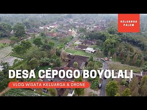Pemandangan Desa Cepogo di Boyolali dari atas Drone - Maret 2023