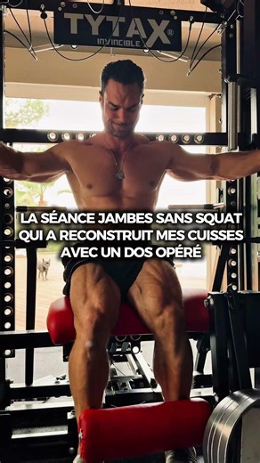 La séance jambes sans squat qui a reconstruit mes cuisses avec un dos opéré