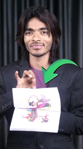 STREET MAGIC ✨ Color Changing Book Magic Trick Tutorial 🤯 Bairi Song #magic #magictutorials #shorts