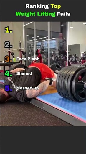 When Weightlifting Goes WRONG 😂 #fails #gym #weightlifting