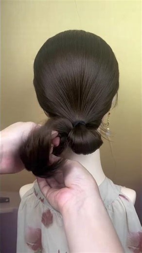 日常穿搭必备的万能发髻与盘发教程 - 新中式风格