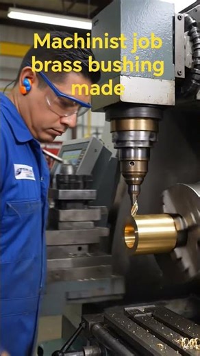 fabrication brass bushing #bushing #machinistjobs #machinist #machiningtips #cncmachinistjobs