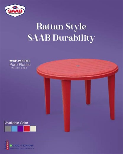 Plastic Round Table SP-215-RTL