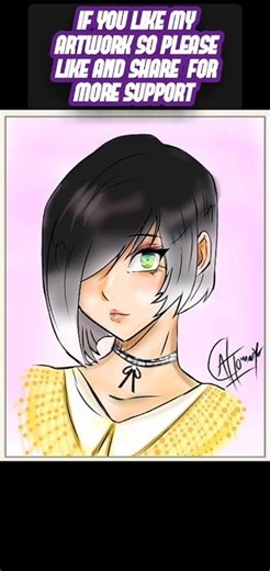 tutorial of ibis paintX be: 💖 #ytshorts #ibispaintx #drawing #art #music #anime #viral #fyp