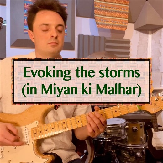 Evoking the storms (Raag Miyan ki Malhar) | Guitaragas #raga #ragaguitar #monsoon