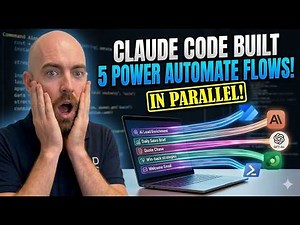 Claude Code Built My Power Automate Flows For Me! (5 Flows in Parallel)