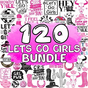 Cowgirl SVG Bundle: Disco Party Graphics, Cricut Files (digital) - Etsy