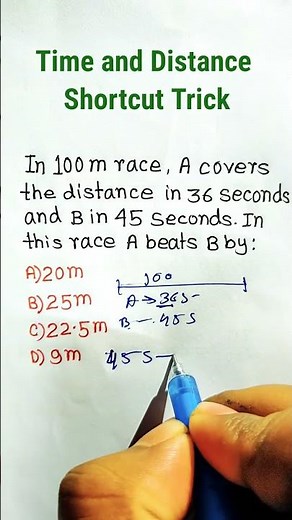 Time & Distance Short Tricks| Maths Tricks| Train Math Problem | #shorts