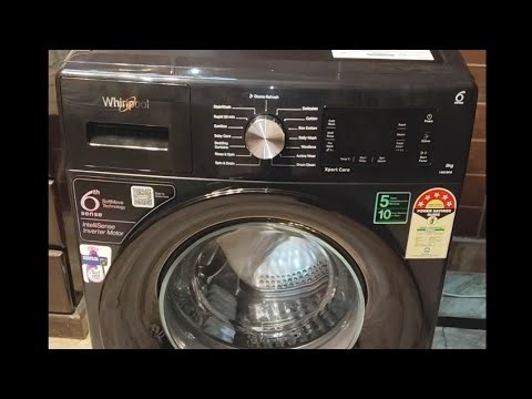 Whirlpool Front load 8.0kg Fully automatic washing machine demo installation video 🫵💥💯