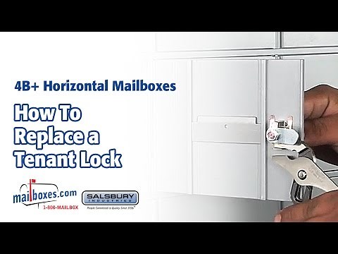 Mailboxes.com | How to Replace a Tenant Lock for 4B+ Horizontal Mailboxes
