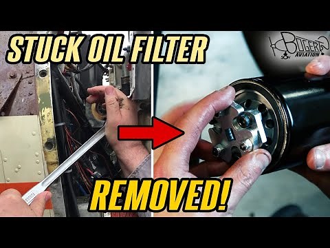 Remove a Stuck Oil Filter with the TALON | Bogert Aviation
