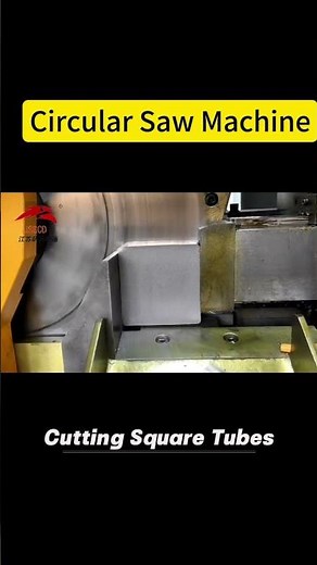 High-Speed Circular Saw Machine | Cutting Square Steel Tubes | Precision CNC Metal Cutting