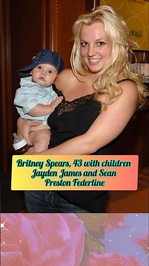 Britney Spears with her sons through the years, time flies #cute #mom