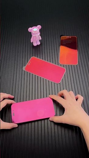 The Charm of Metallic Gold/Metallic Red Color ful Anti-Privacy Screen Protector. #iphone