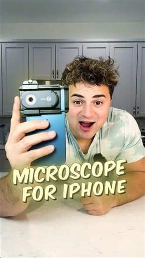 I Bought a MICROSCOPE for Your iPhone!! 😱 #shorts #iphonemicroscope #phonemicroscope #experiment