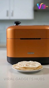🍞🤖 Automatic Roti Maker – Perfect Rotis Anytime! A smart kitchen gadget concept that shows how soft, round rotis can be prepared automatically in seconds, making daily cooking faster, easier, and more convenient for every home. Concept visual created using AI for creative and demonstration purposes only. #RotiMaker #KitchenGadget #SmartKitchen #HomeAppliance #TechGadgets | Gulam Rasul