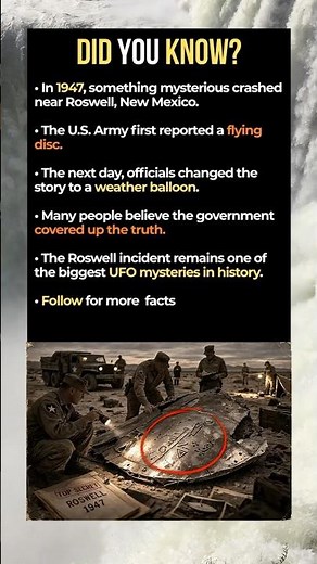 Did You Know This About The Roswell Incident?