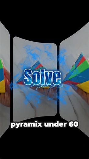 How to solve a Pyramix UNDER 60 SECONDS! 💀
