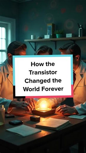 From a lab spark to a tech revolution—discover how the transistor reshaped our world! #techhistory #innovation #electronics #invention #transistor #science #storytelling