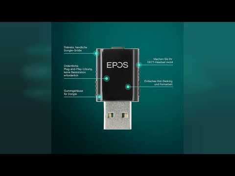 Rezension: EPOS SDW D1 USB DECT-Dongle - Nahtlose PC-Konnektivität für Impact 5000-Serie Headsets...