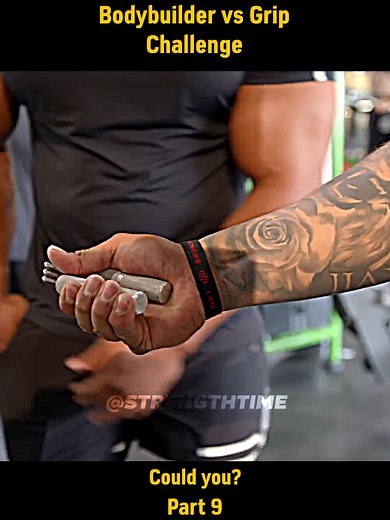 Bodybuilder vs Grip (Challenge) | Part 9 #strong #bodybuilding #strength #bodyweight #gym #gymtok #lifting #weigthlifting #challenges_tiktok #deadlift #workout #challenges #usa #larrywheels #grip #handgrip #challenge #foryoup #foryoupagee #lift #gogym #academia #viral #foryouu