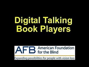 Digital Talking Book Players