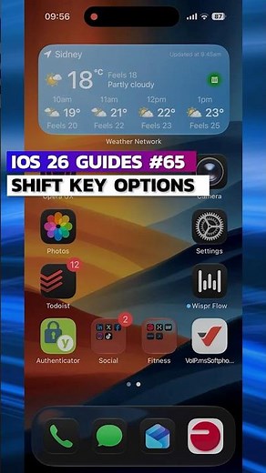 Shift Key Options: iOS 26 Video Guides #65