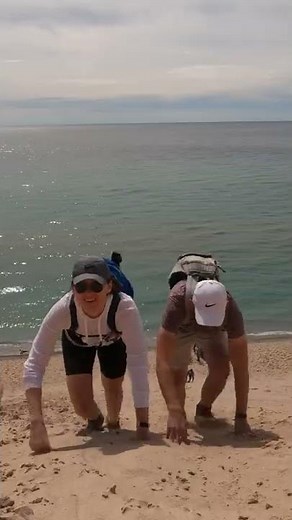 Dune Climbing - Sleeping Bear Sand Dunes, Lake Michigan